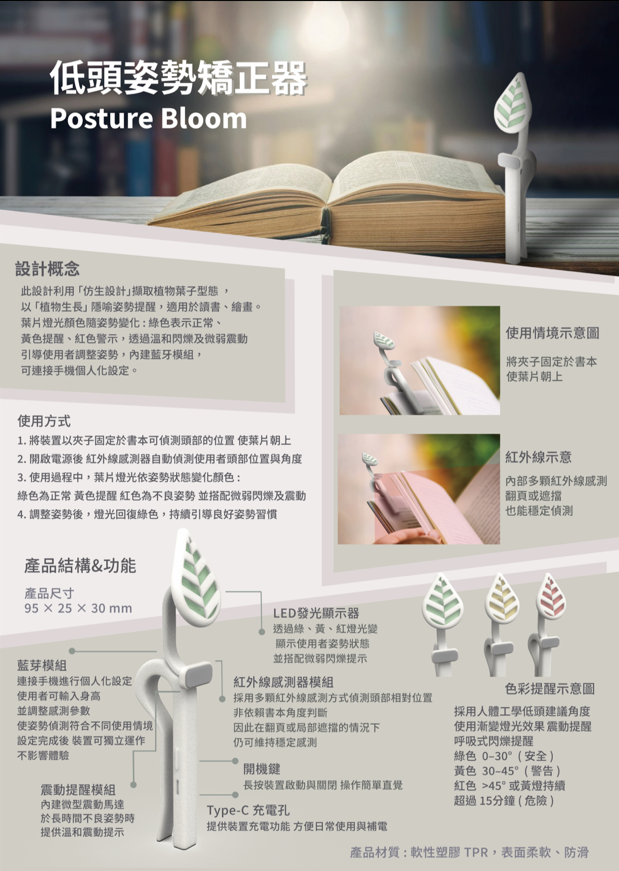 低頭姿勢矯正器