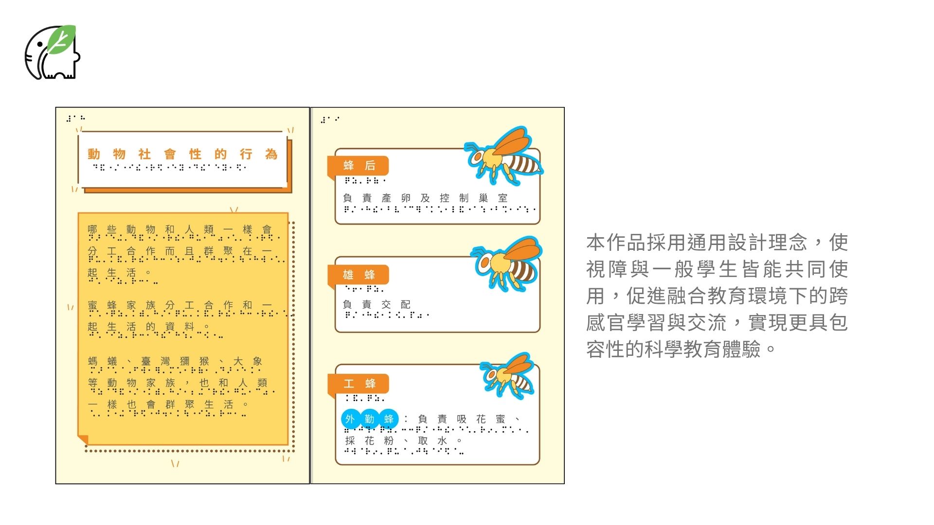 異然物—視障學童自然科學教具