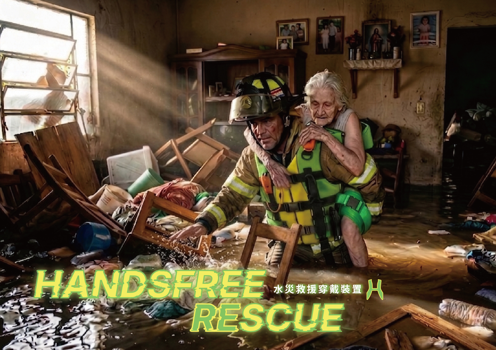 HANDSFREE RESCUE 水災救援穿戴裝置