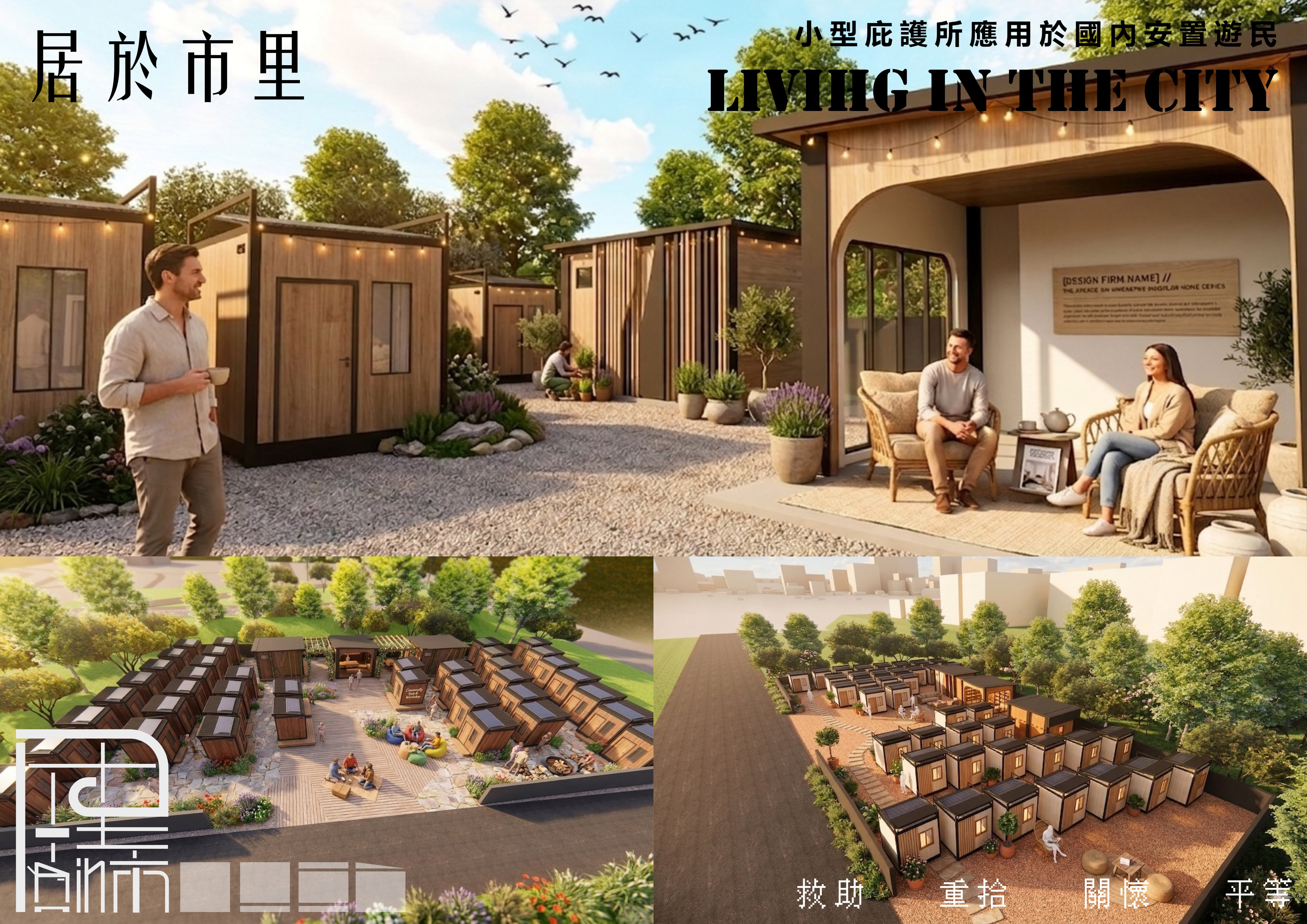 居於市里