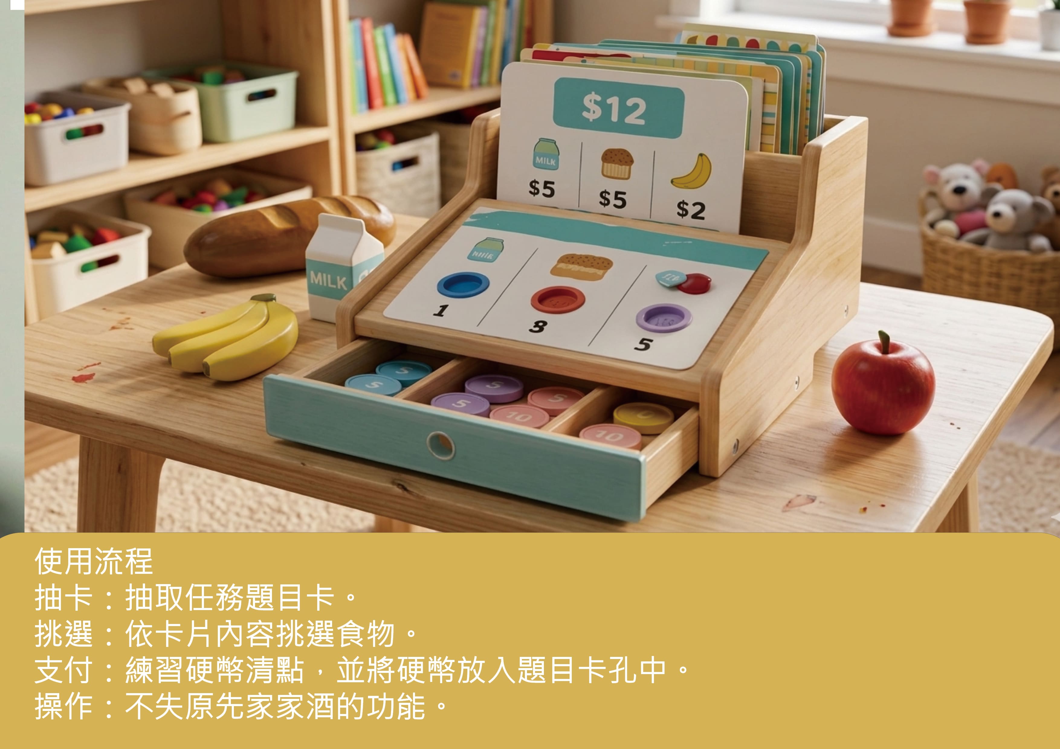 小小店長：超市算術模擬教具