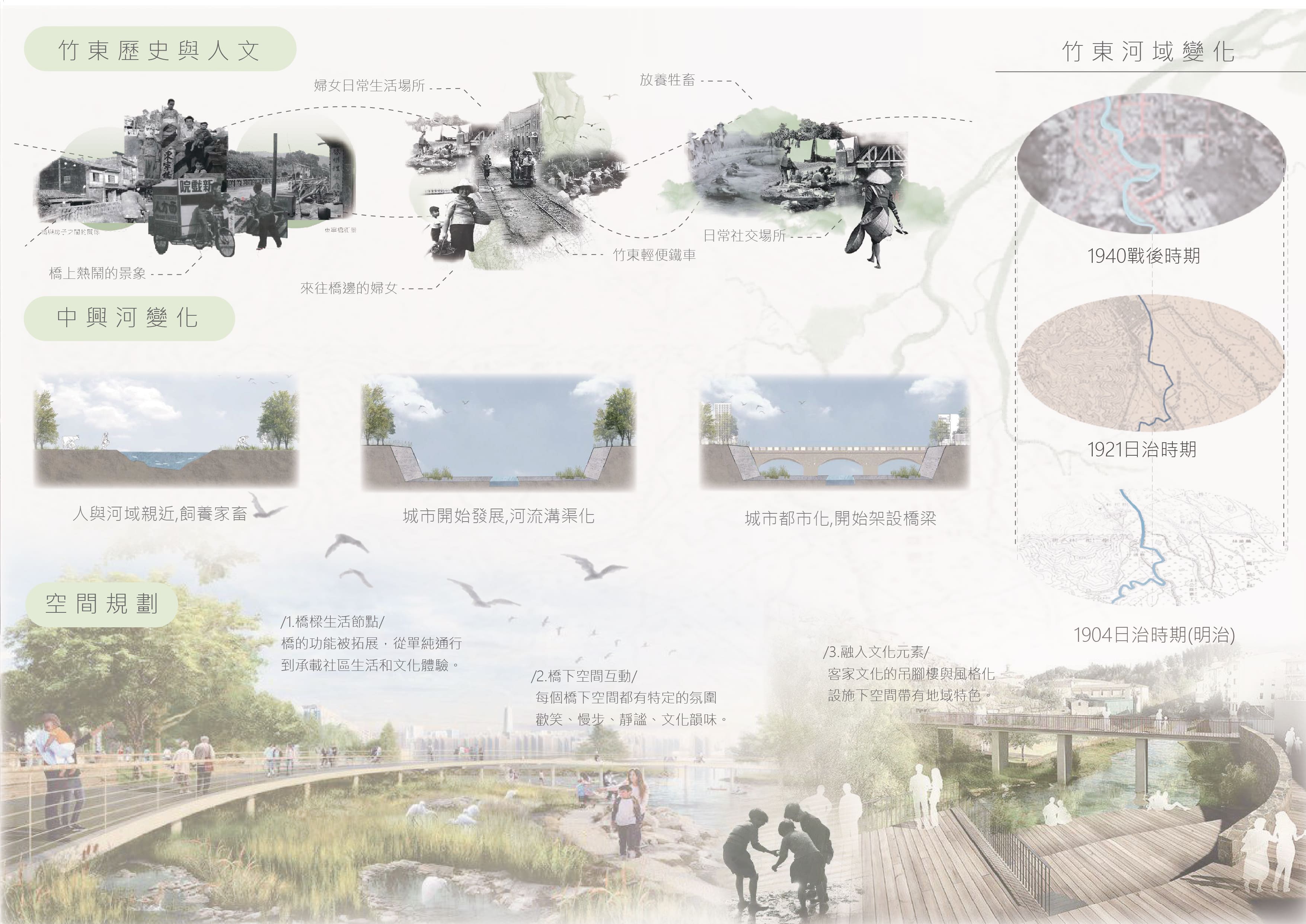 聚落與水系的對話 -竹東中興河常民生活展場