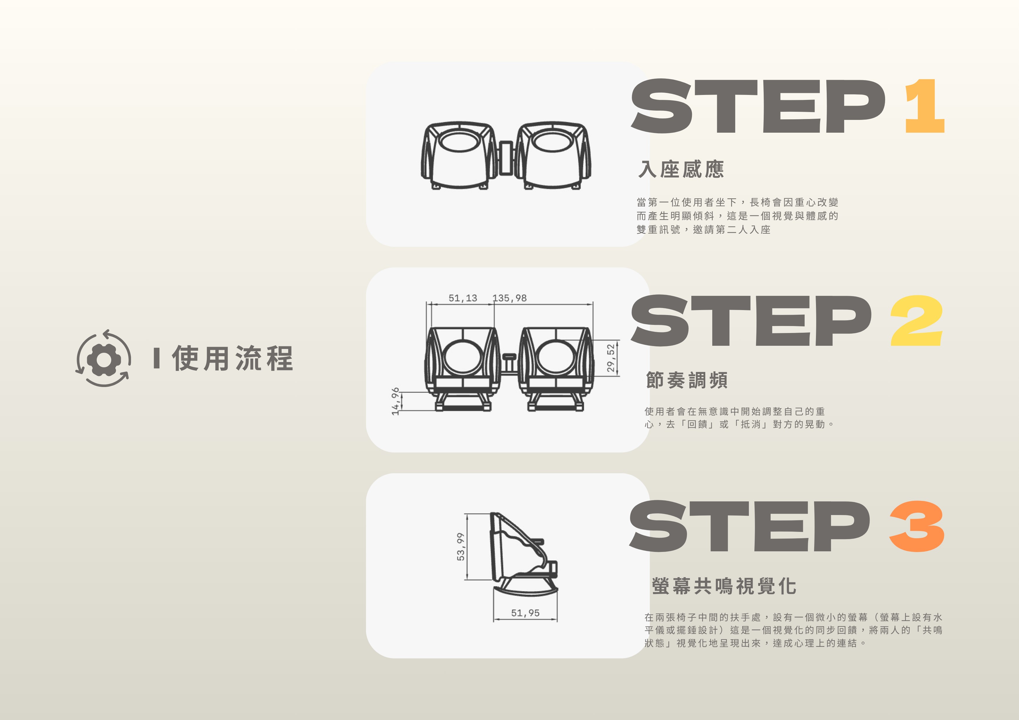 共感交互搖擺長椅